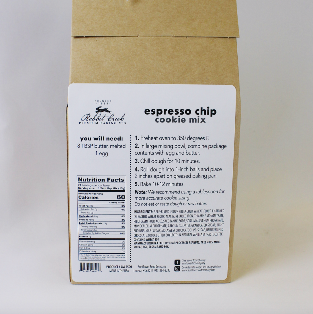 Espresso Cookie Mix