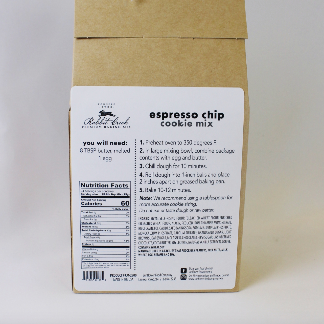 Espresso Cookie Mix
