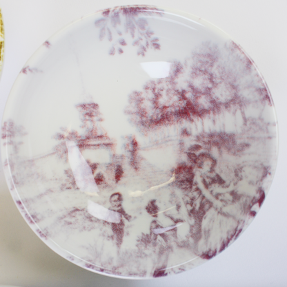 Stoneware Toile Bowl