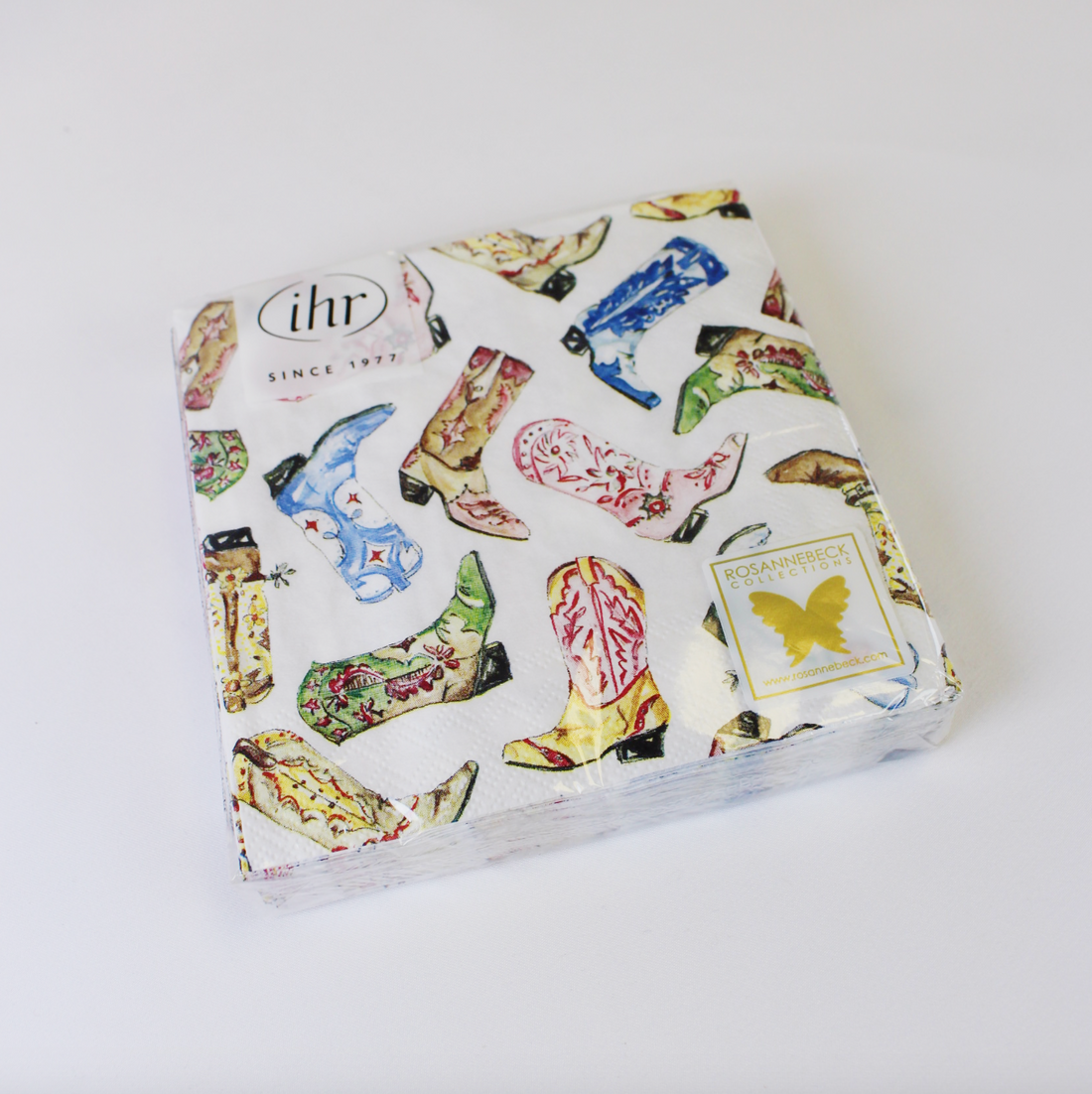 Paper Boot Scootin  Cocktail Napkin