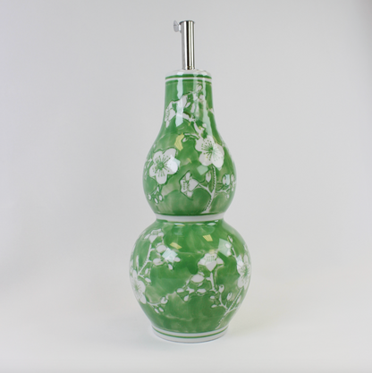 Jade Chinoiserie Oil Cruet