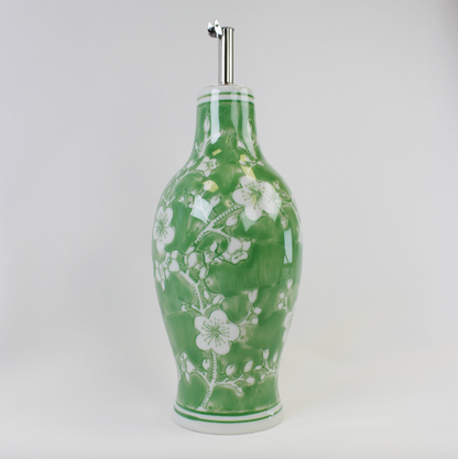 Jade Chinoiserie Oil Cruet