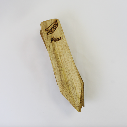 Wooden Vegetable Garden Markers