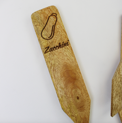 Wooden Vegetable Garden Markers