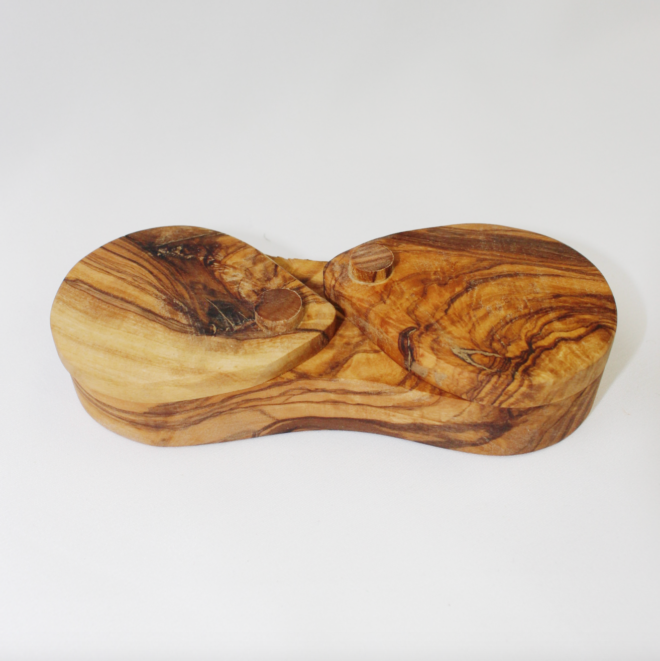 Olive Wood Salt and Pepper Container