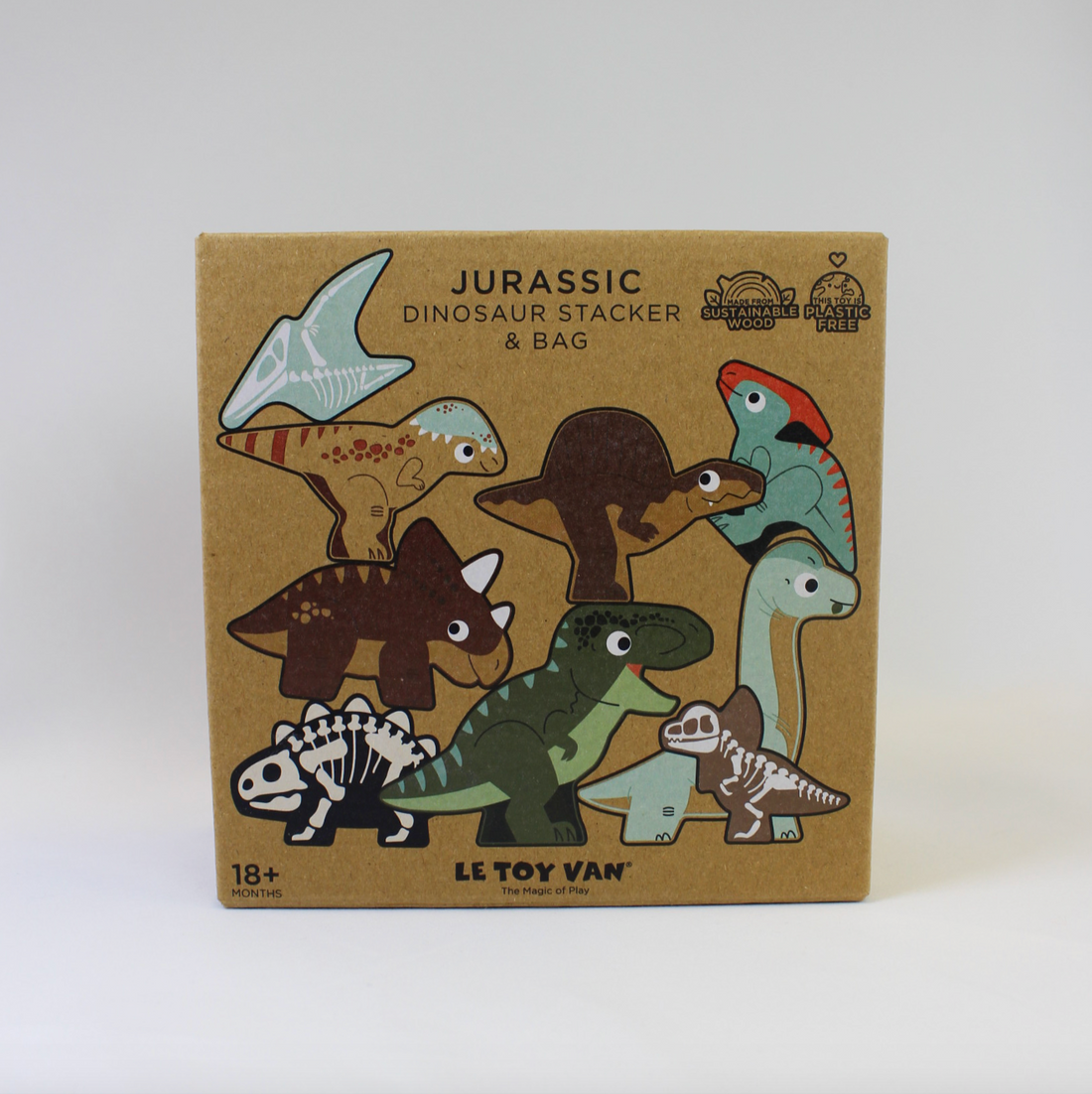 Jurassic Stacking Dinosaurs &amp; Bag