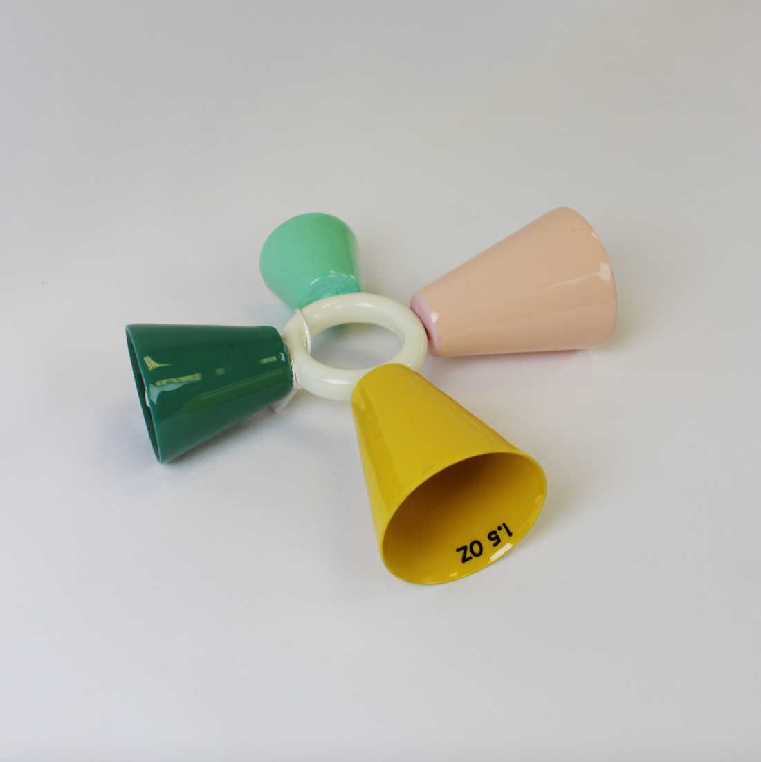 Colorful Enameled Cocktail Jigger