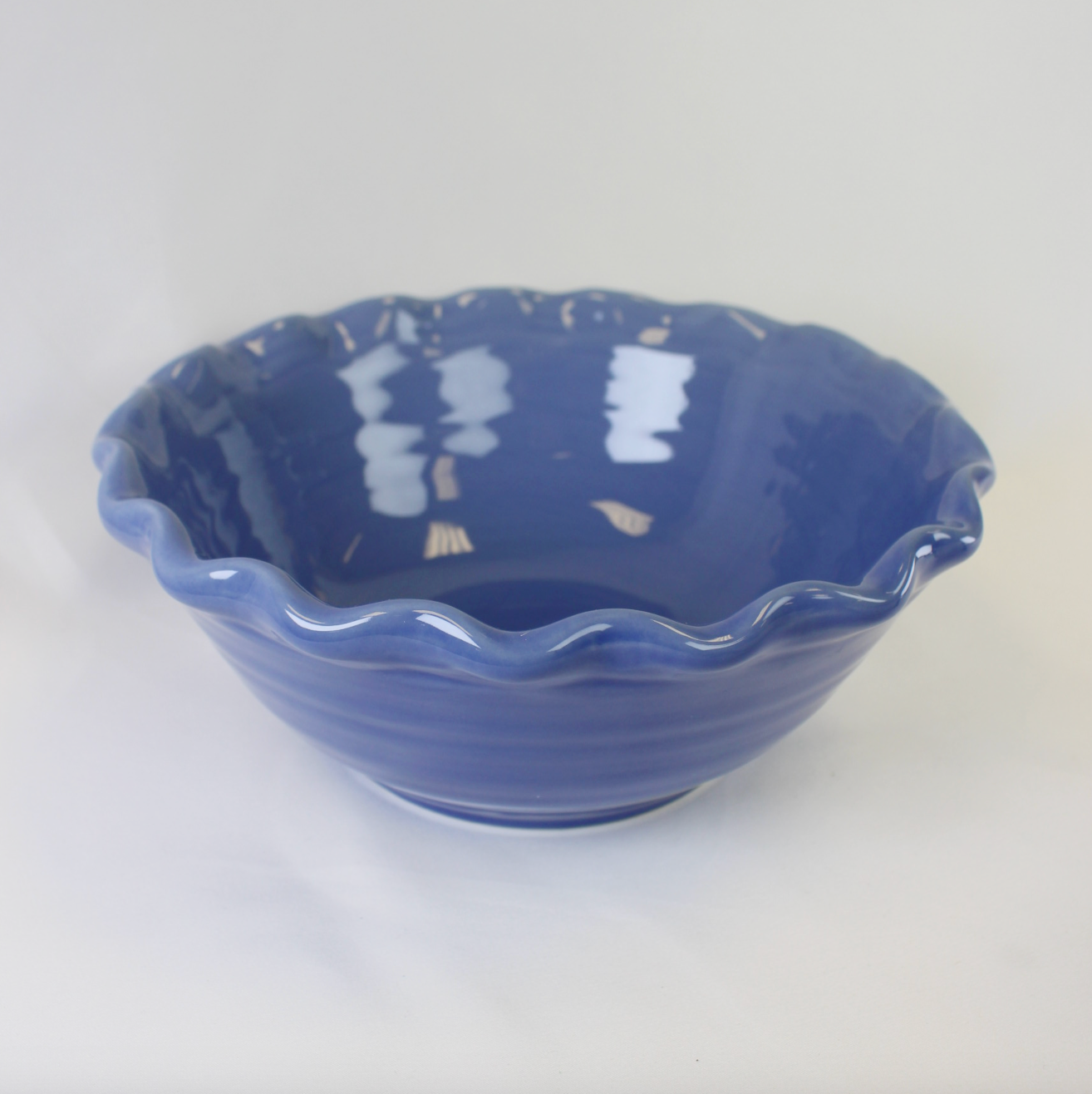 Scalloped Edge Serving Bowl