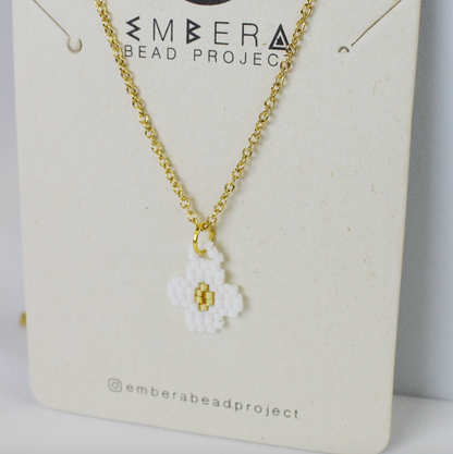 Beaded Flower Necklace