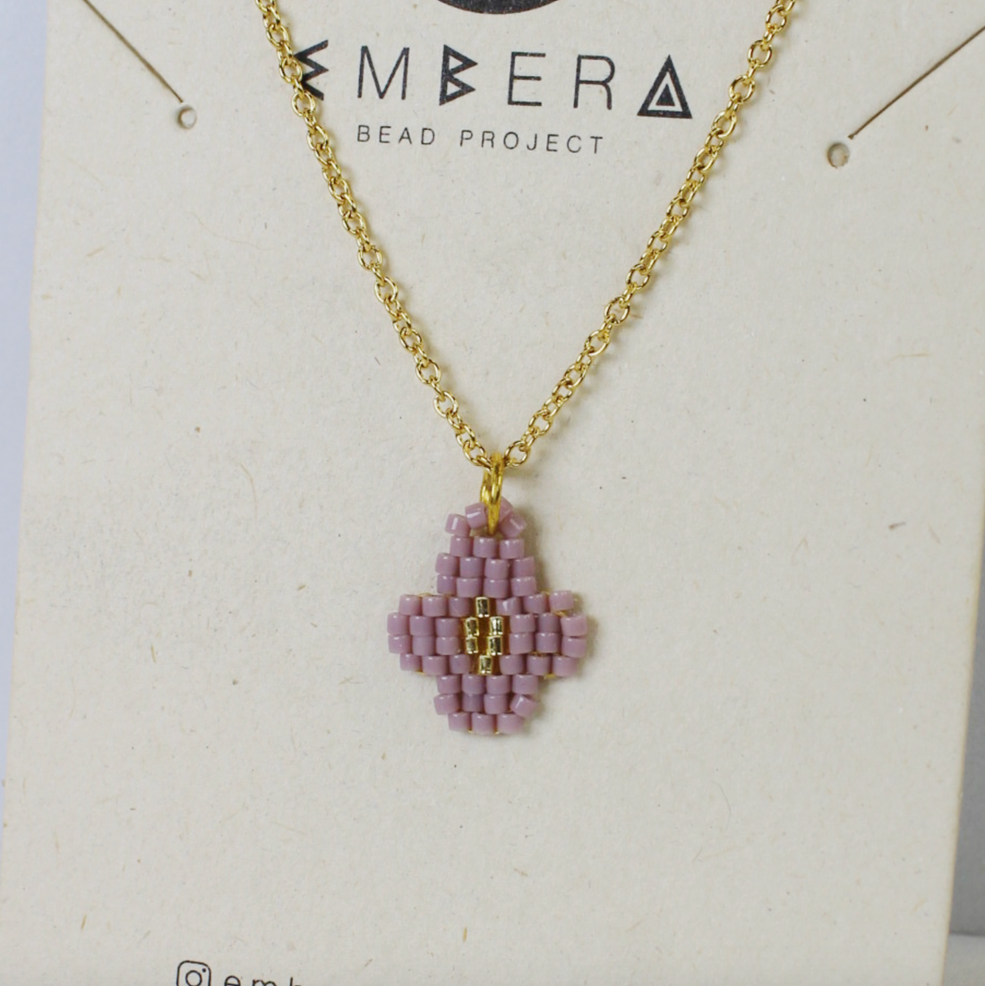 Beaded Flower Necklace