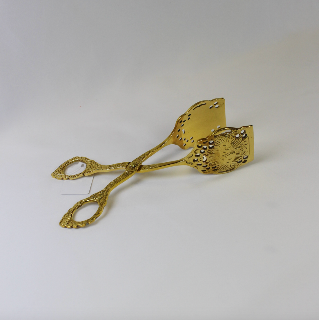 Embossed Brass Tongs