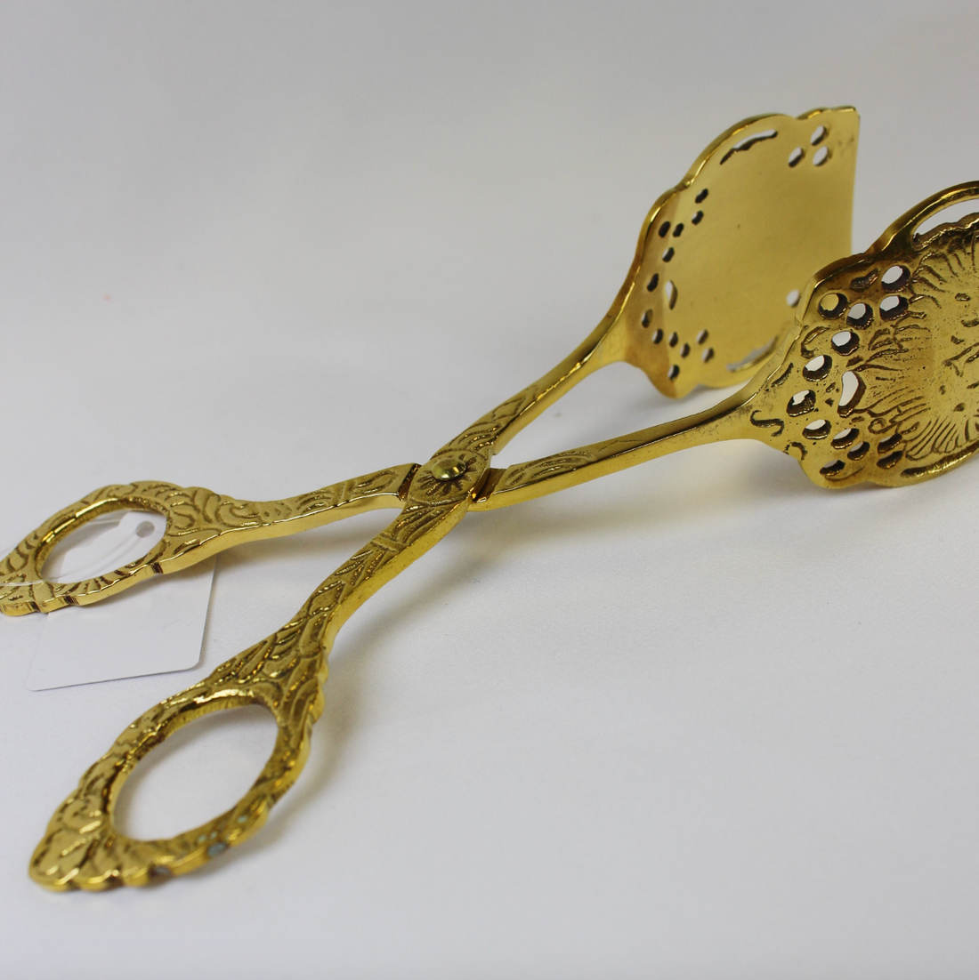 Embossed Brass Tongs