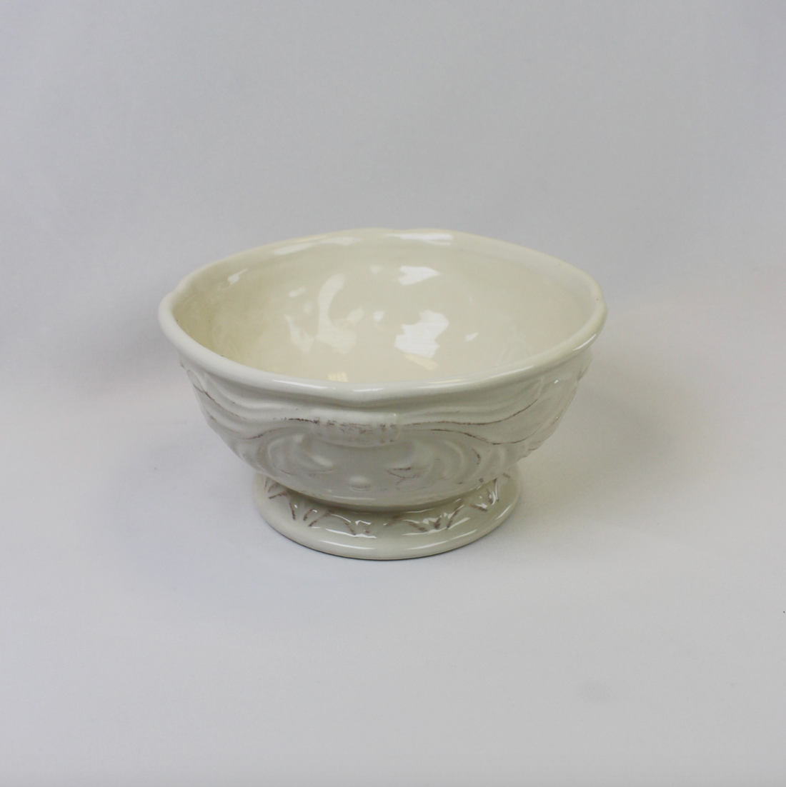 Ivory Stoneware Ice Cream Bowls