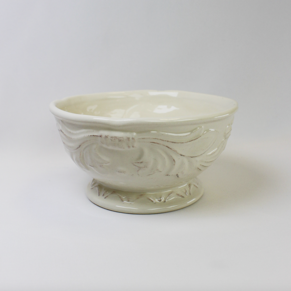 Ivory Stoneware Ice Cream Bowls