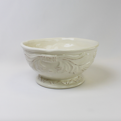 Ivory Stoneware Ice Cream Bowls