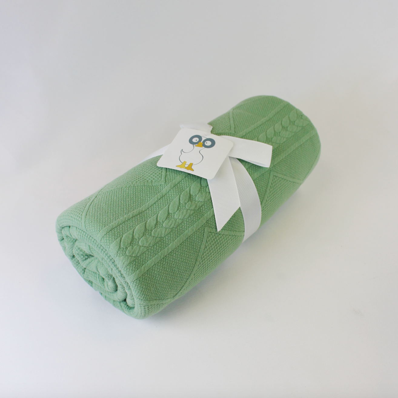Goose Waddle Knit Baby Blankets