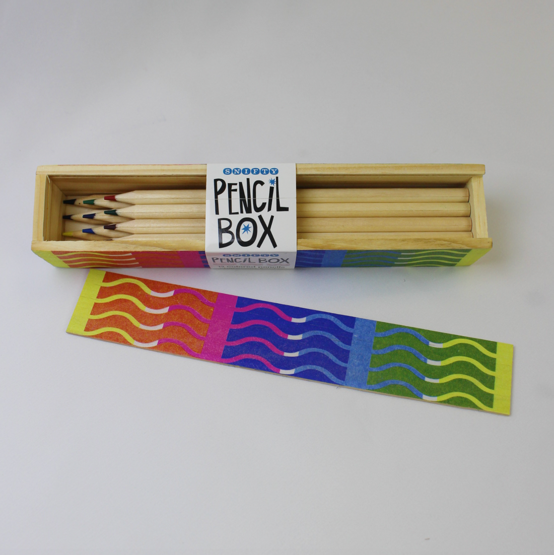 Wiggle Riso Pencil Box