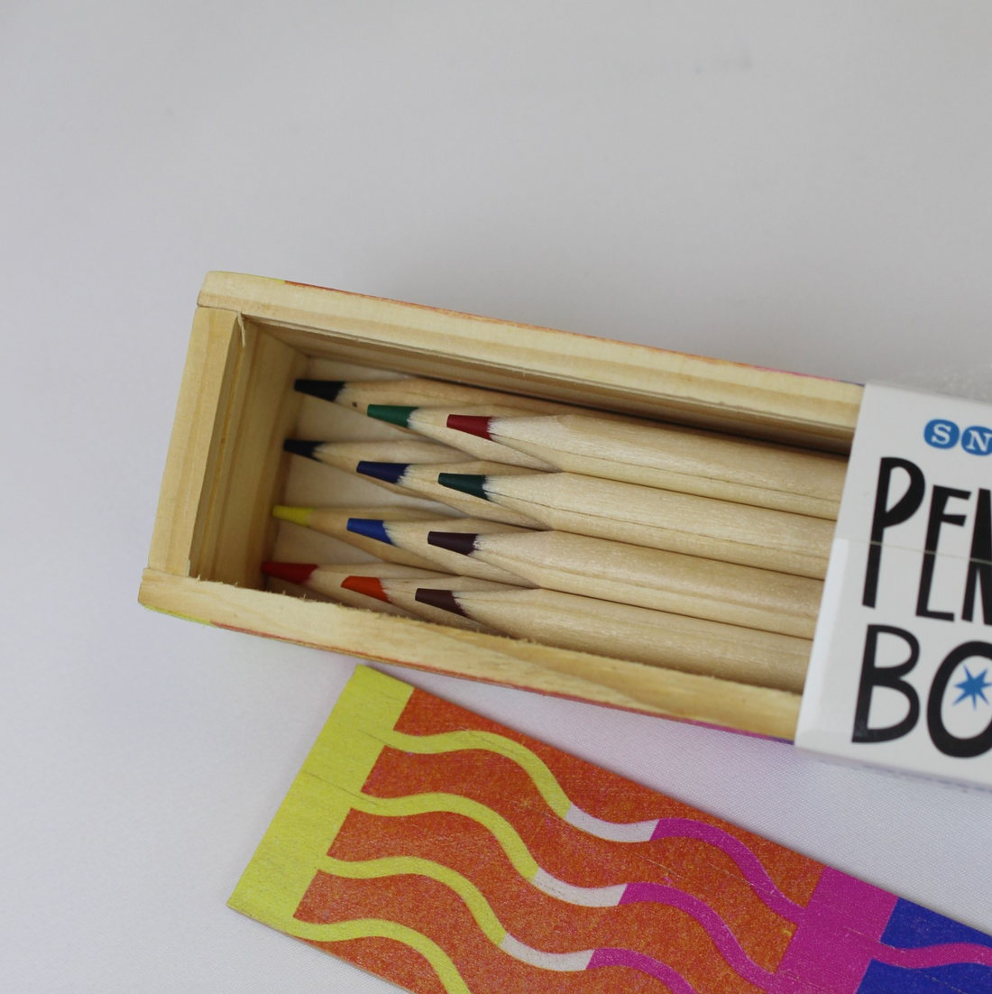 Wiggle Riso Pencil Box