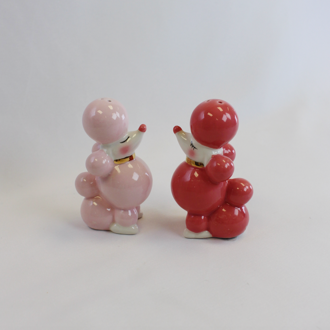 Pink Poodle Salt &amp; Pepper Shaker