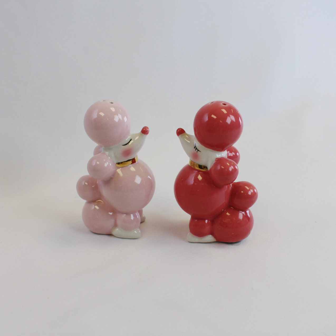 Pink Poodle Salt &amp; Pepper Shaker
