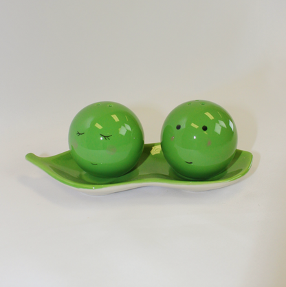 Sweet Peas Salt and Pepper Shakers