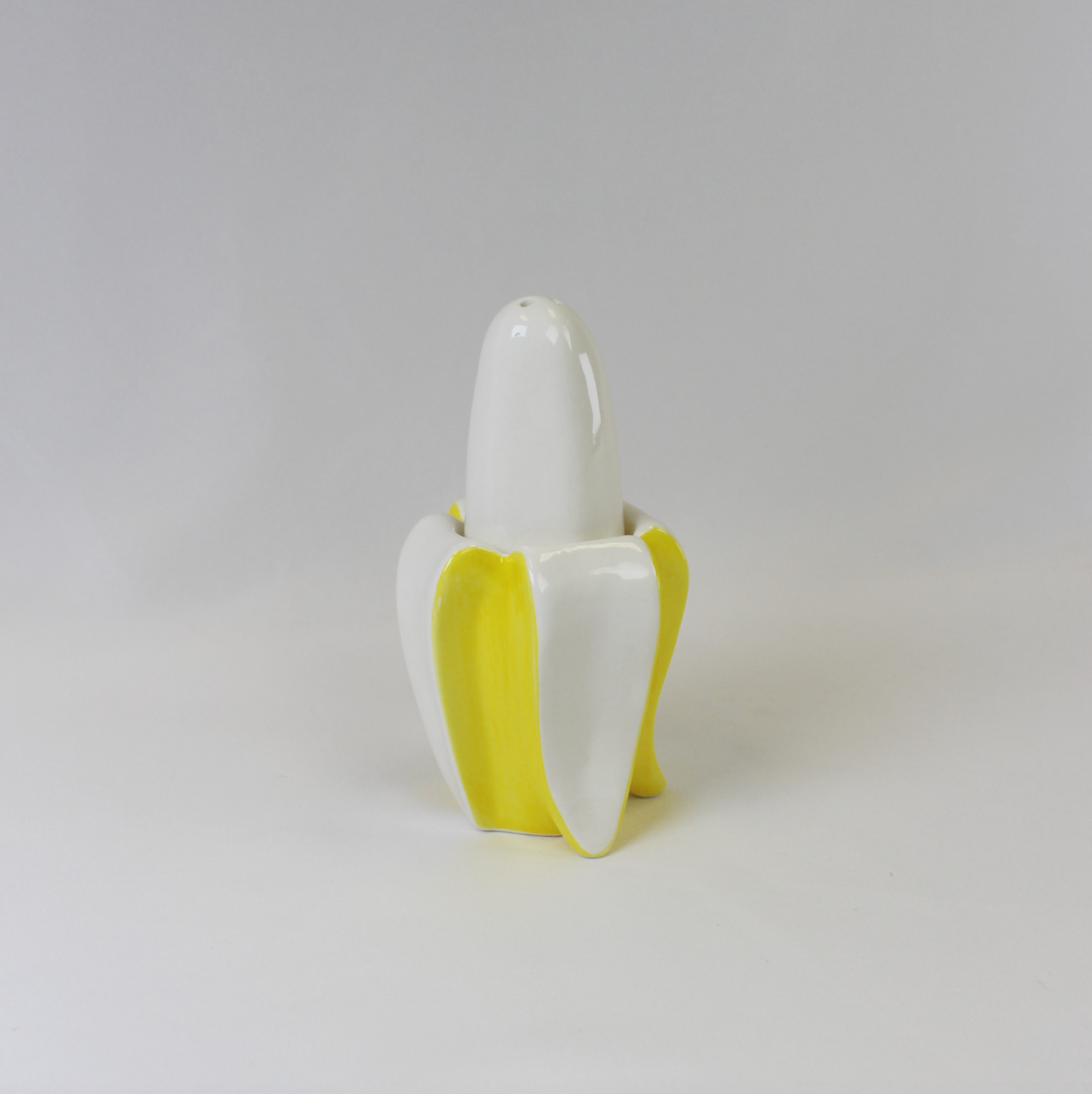 Stackable Banana Salt and Pepper Shakers