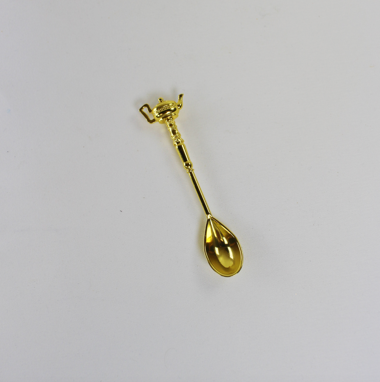 Gold Teapot Coffee and Tea Spoon