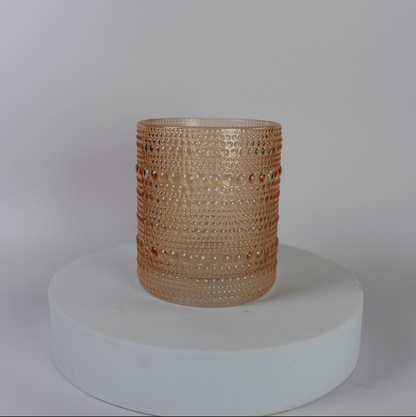 Beaded Old Fashion Drinking Glasses