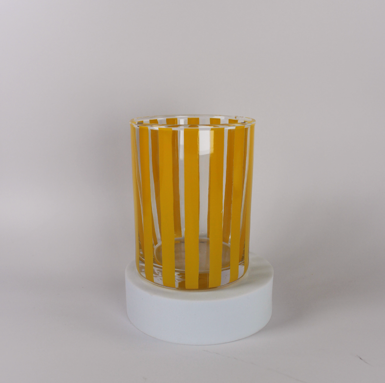 Striped Juice Glasses