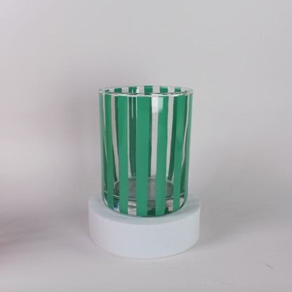 Striped Juice Glasses