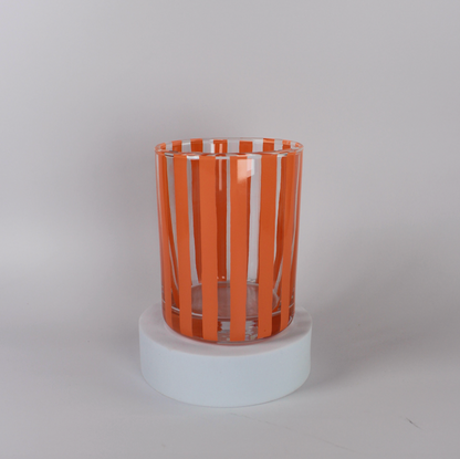 Striped Juice Glasses