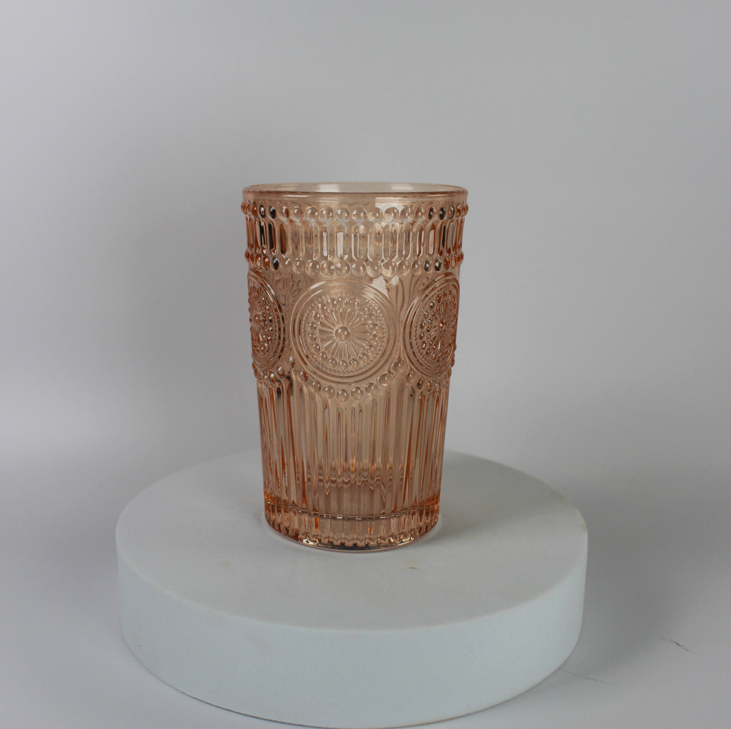 Vintage Textured Drinking Glasses