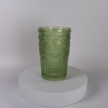 Vintage Textured Drinking Glasses