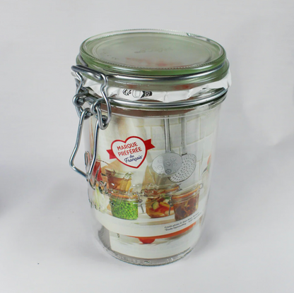 1L French Glass Preserving Jar