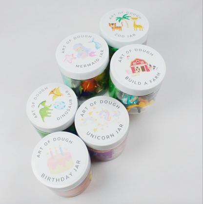 Art of Dough Sensory Jars
