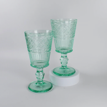 Green Claro Goblet