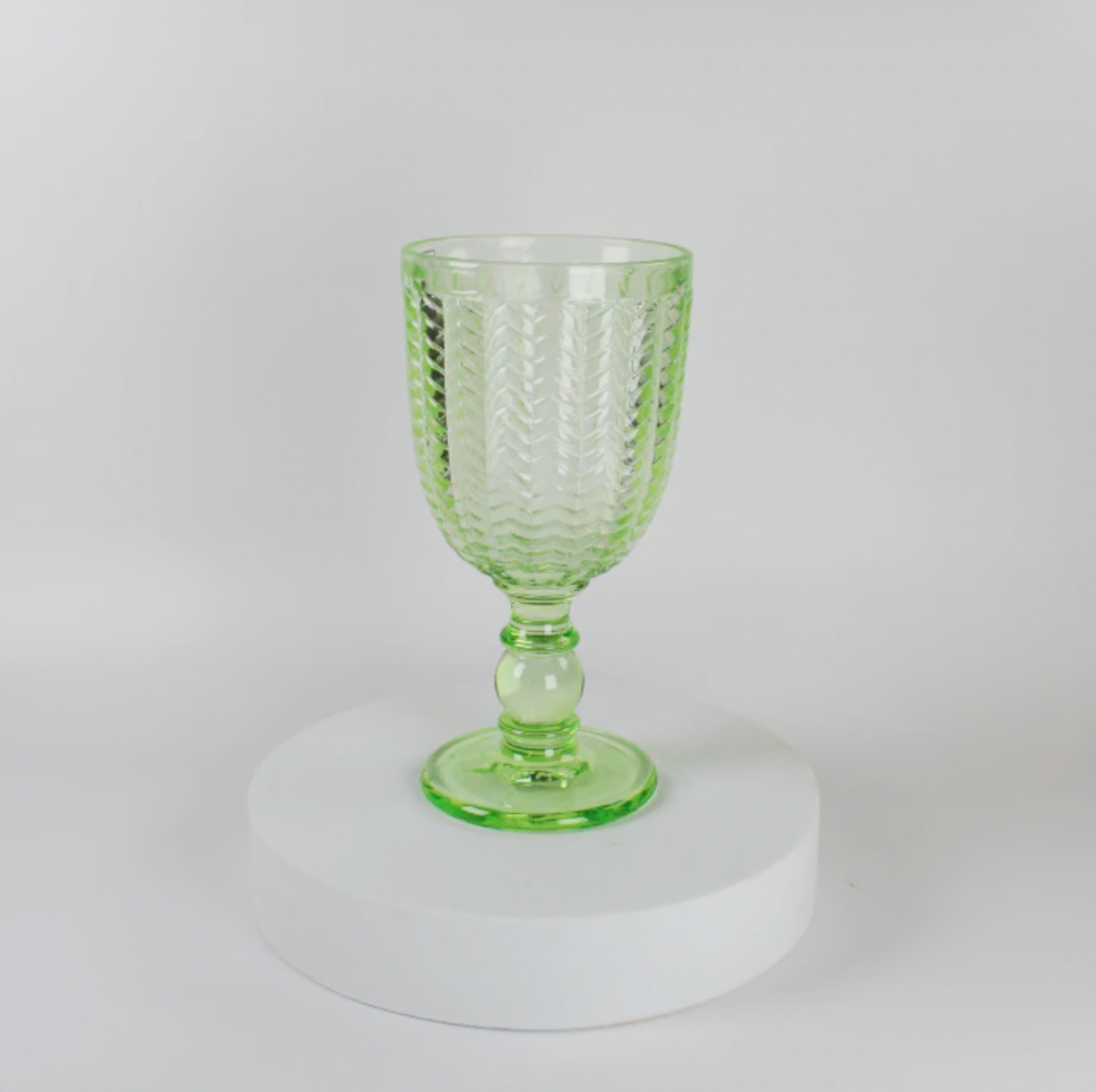 Twill Green Goblets