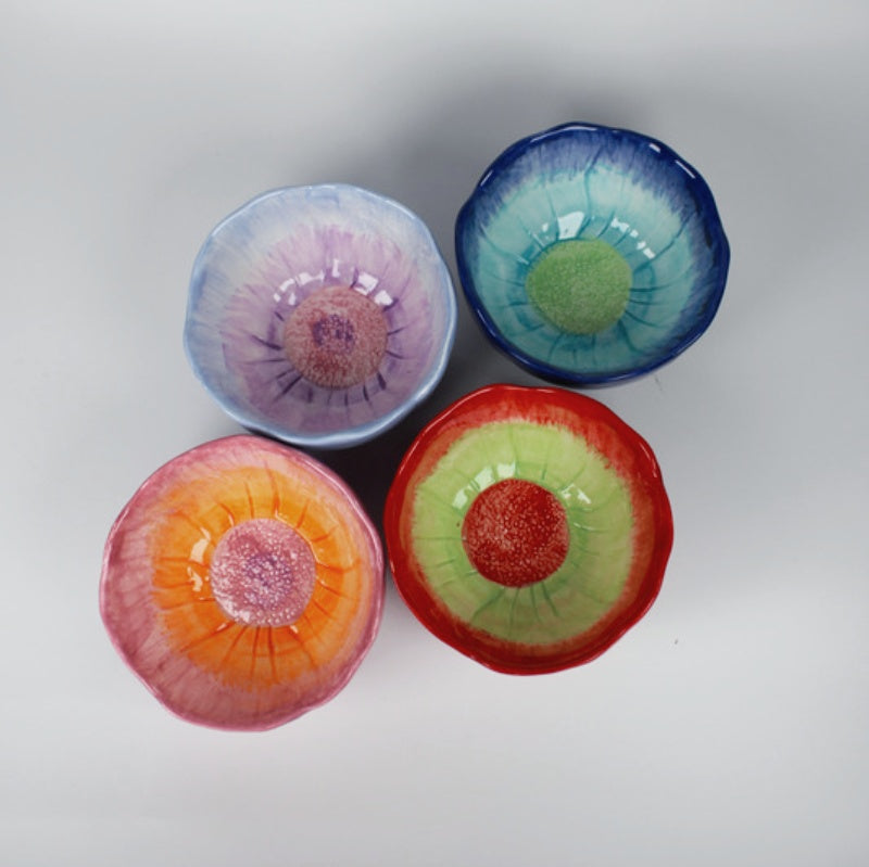 Vibrant Flower Ramekin