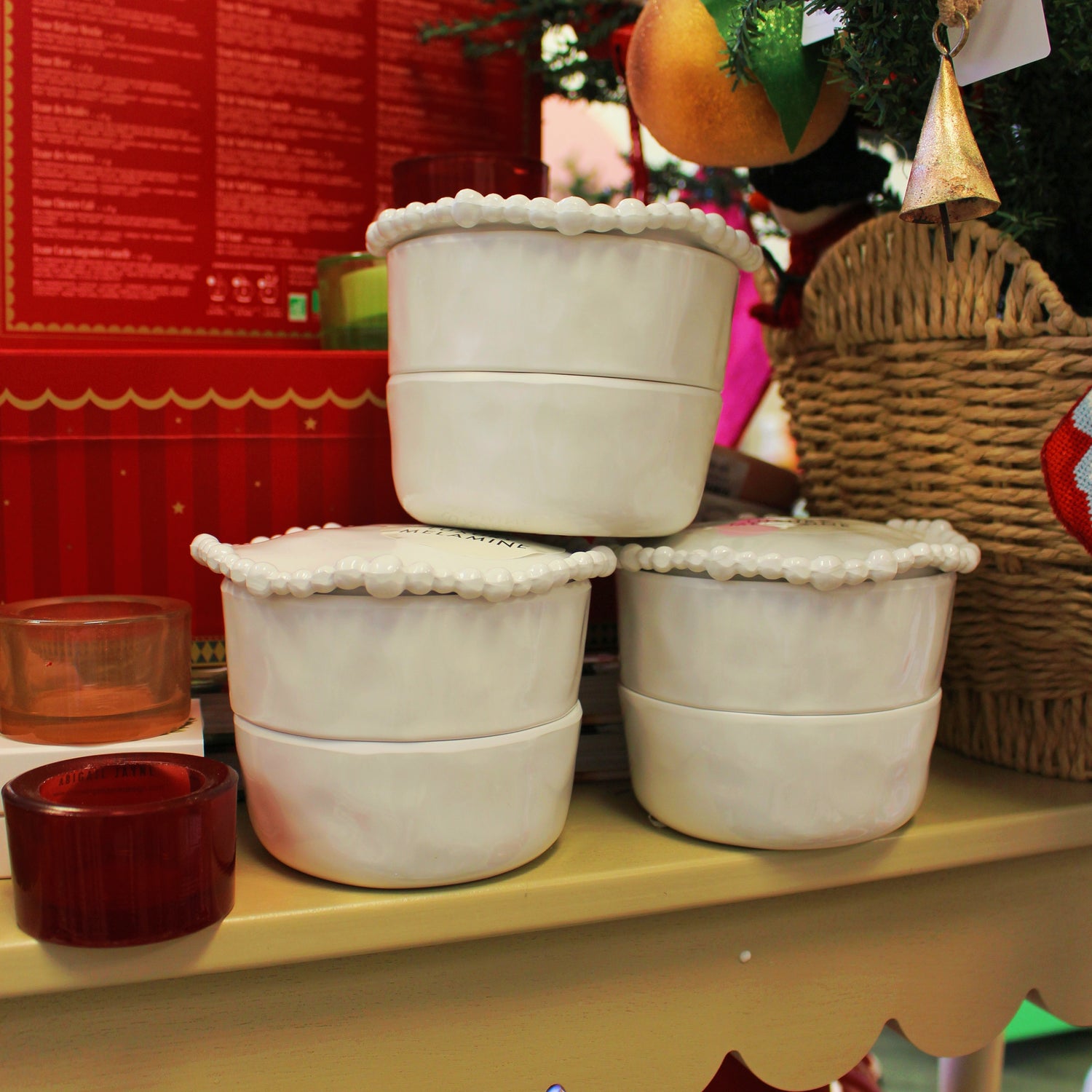 Alegria Stackable Salt-Pepper Cellar with Lid