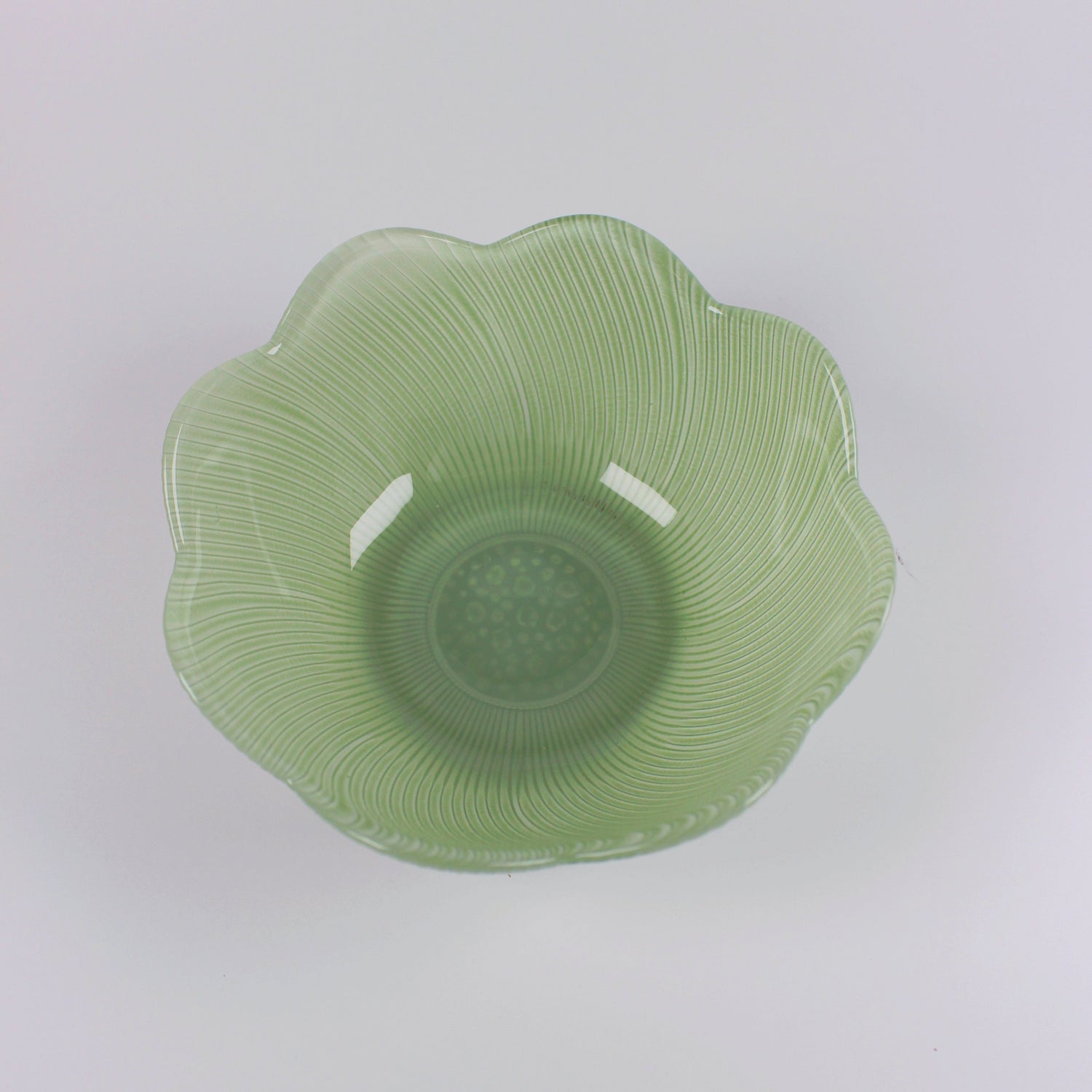 Glass Scalloped Bowls