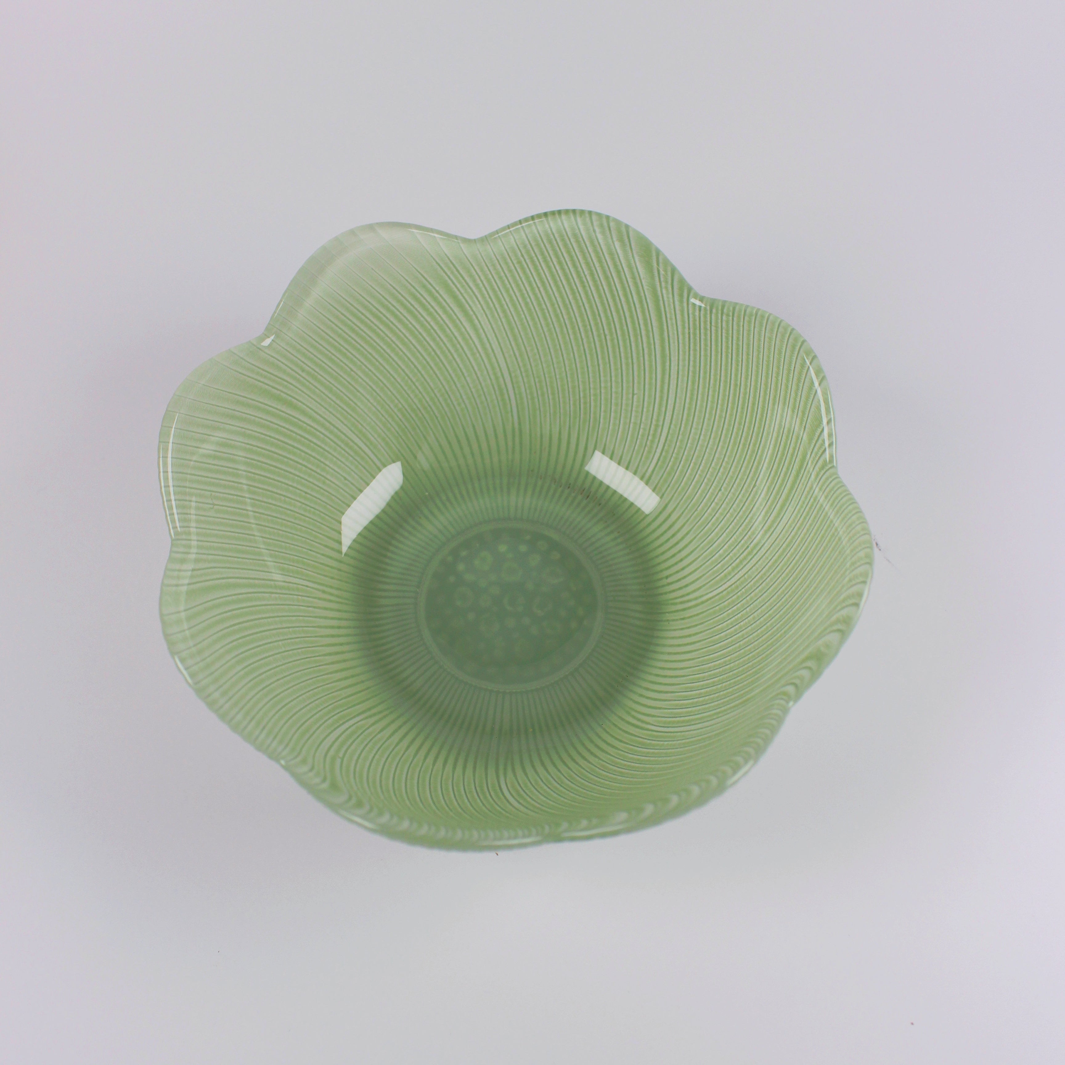 Glass Scalloped Bowls