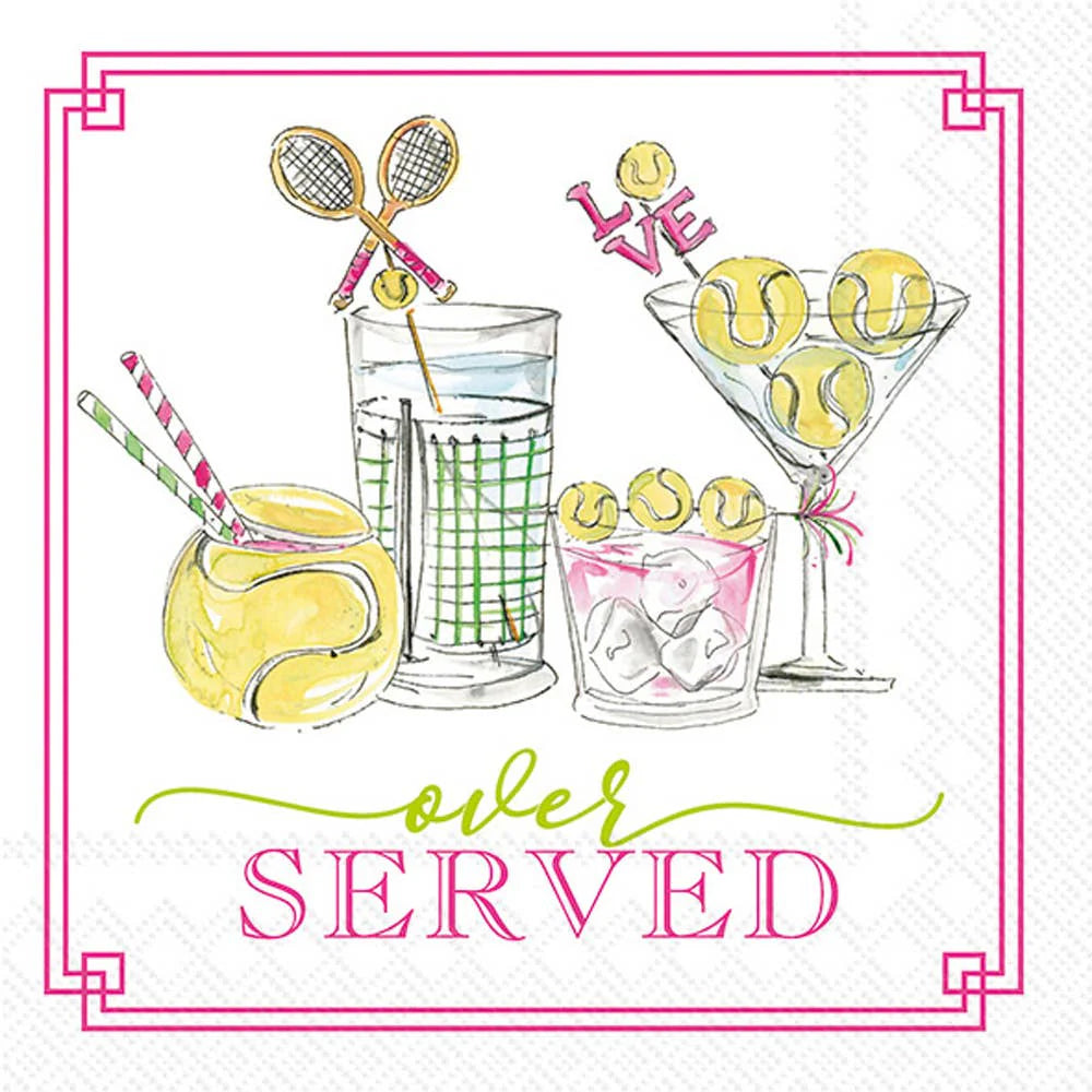 Tennis Cocktail Napkin